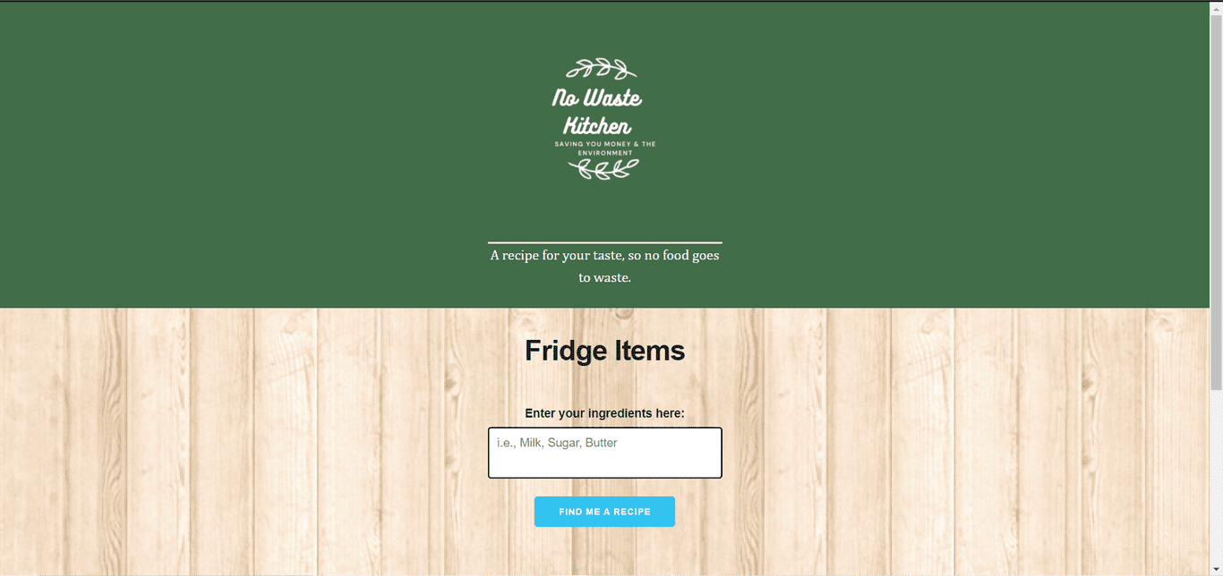 No Waste Kitchen